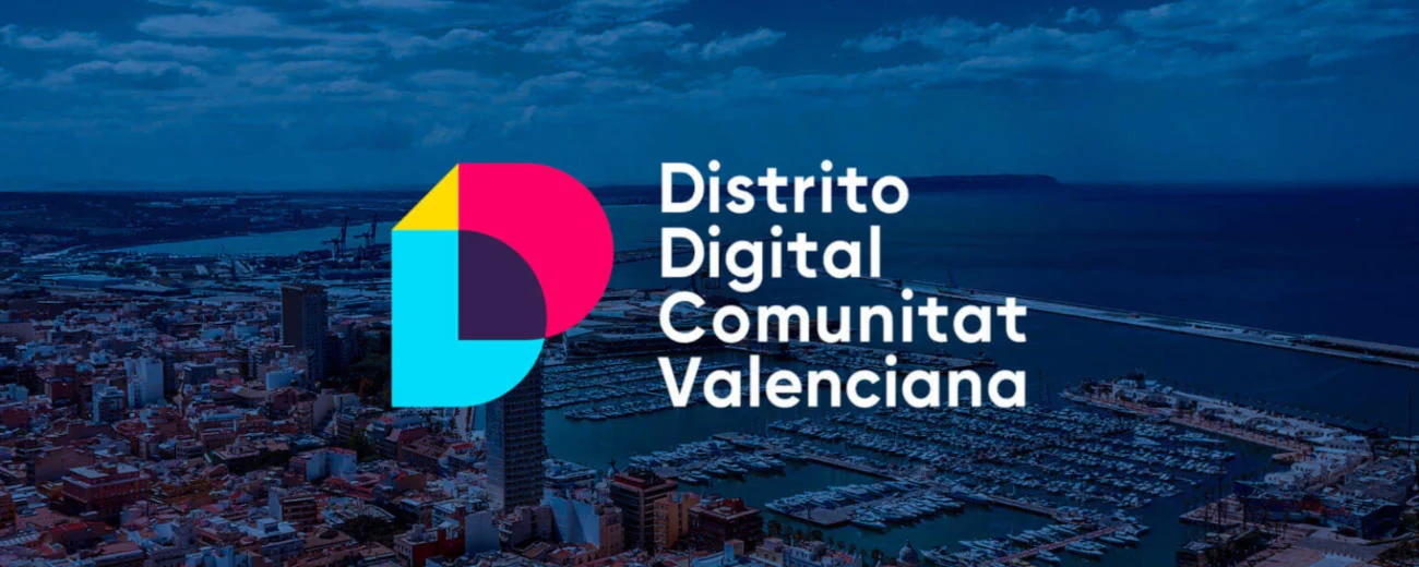 Logo 'Distrito Digital Comunitat Valenciana' 